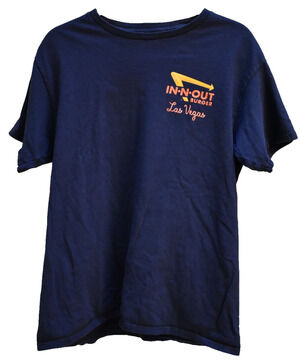 In-N-Out Burger Las Vegas Short Sleeve T-Shirt w/Cars - Adult Size Medium